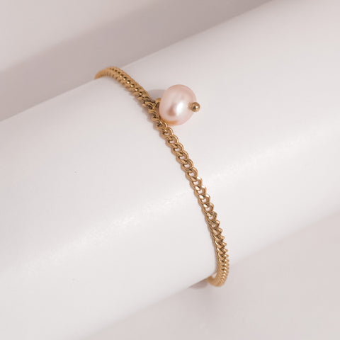 Pulsera Perla Rosa